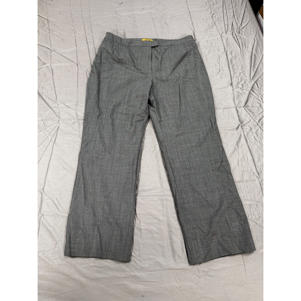 Alex Marie Gray Dress Pants Mens 20W Straight Leg Elastic Waist Trousers